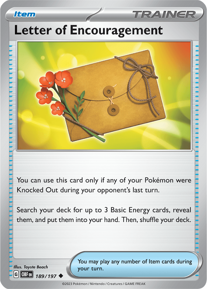 Letter of Encouragement 189/197 - Reverse Holo