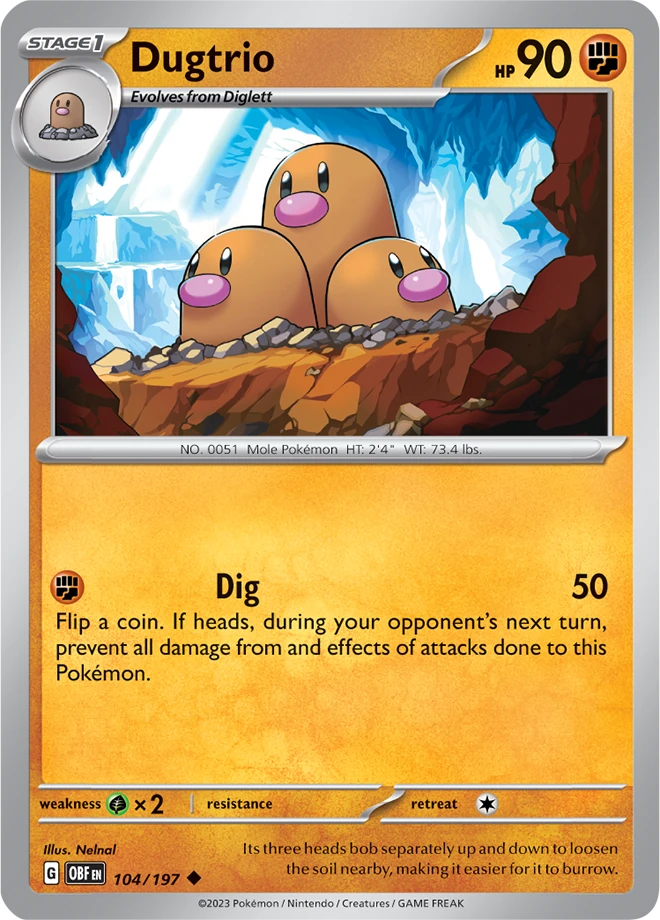 Dugtrio 104/197