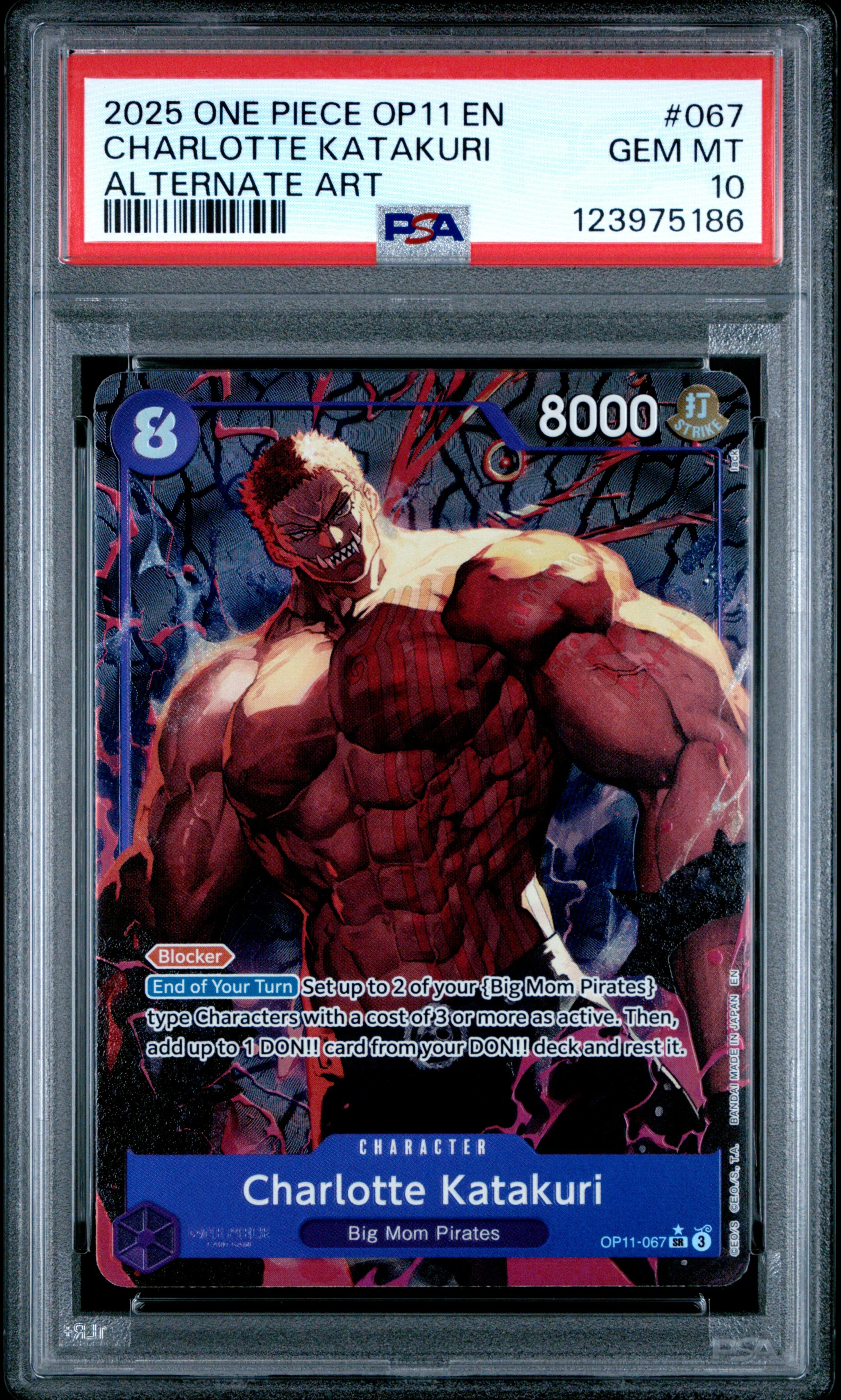 Katakuri！ Charlotte Katakuri [Alternate Art] #OP11-067 - Fist Of Divine