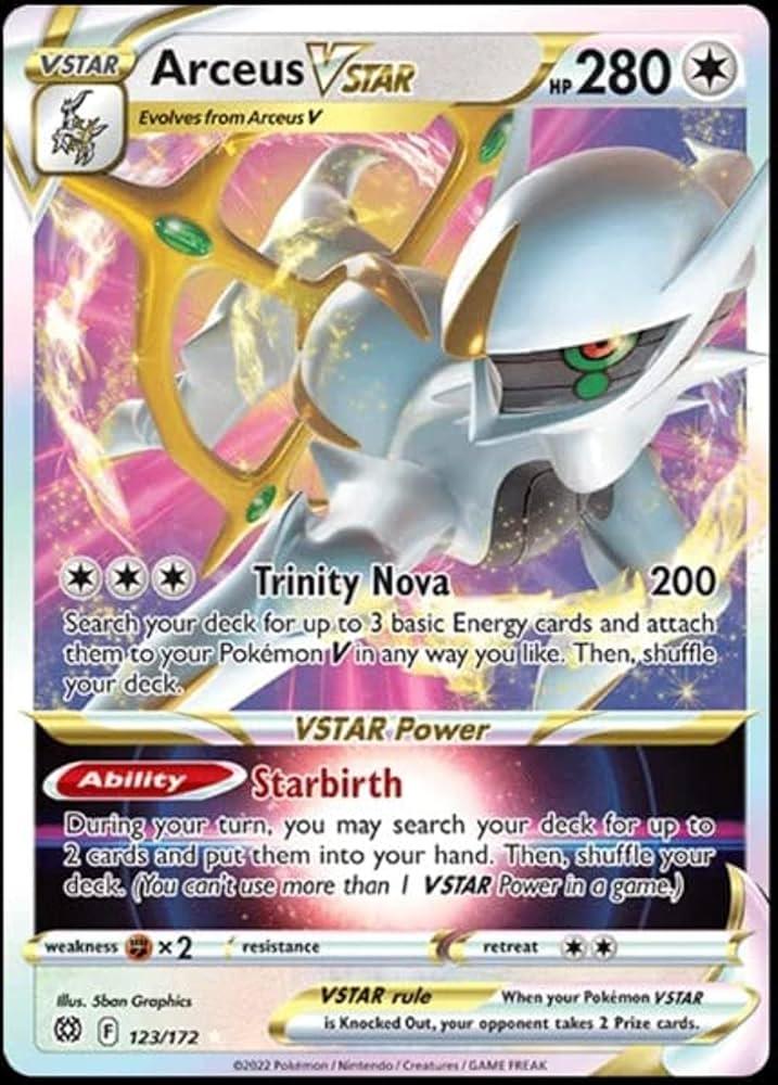 Arceus VSTAR 123/172 - Metal