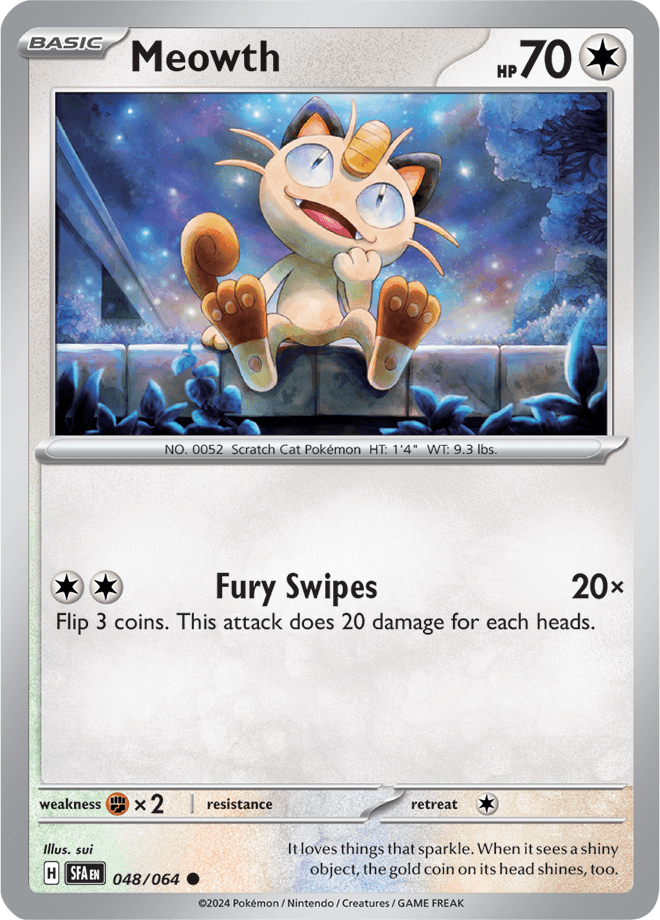 Meowth 048/064 - Reverse Holo