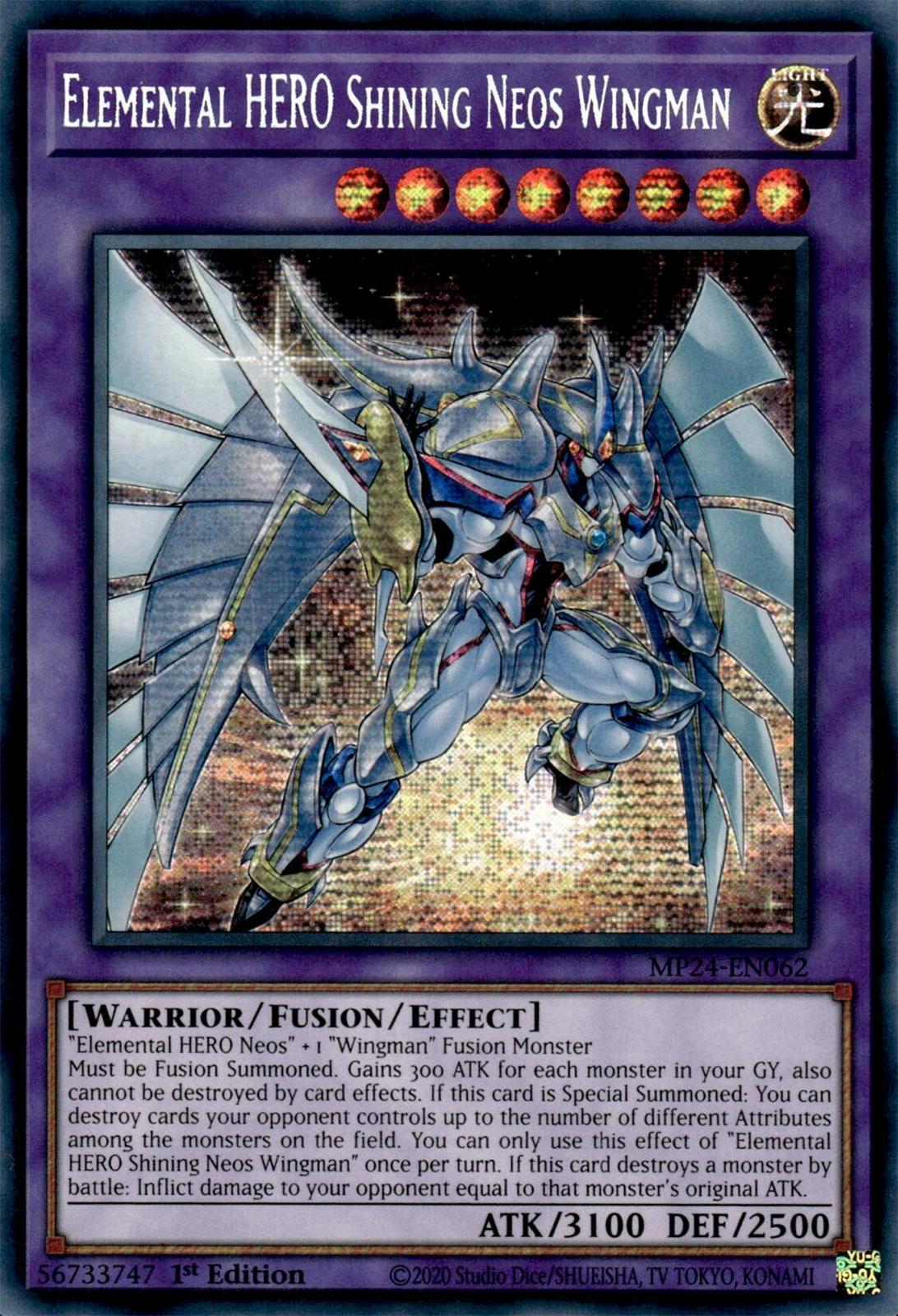 Elemental HERO Shining Neos Wingman MP24-EN062
