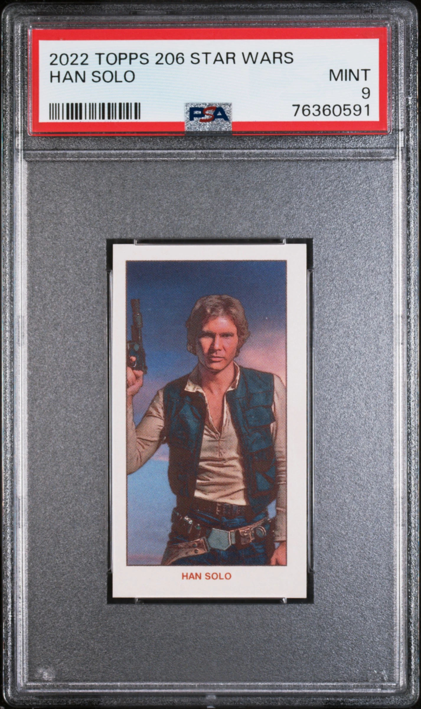 Han Solo - Topps 206 Star Wars - PSA 9