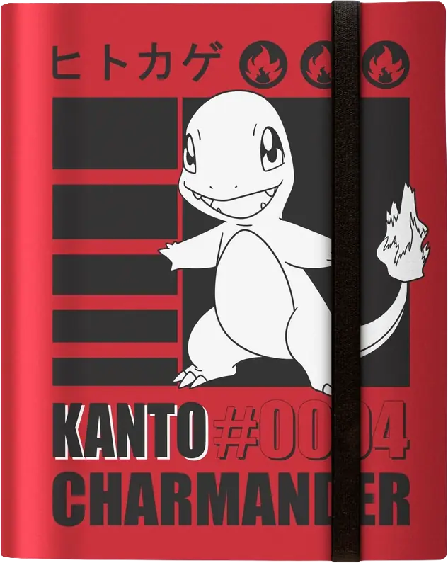 Pro Binder Pokémon Kanto Charmander 9 Cepli 360 Kart Kapasiteli Albüm ürün görseli