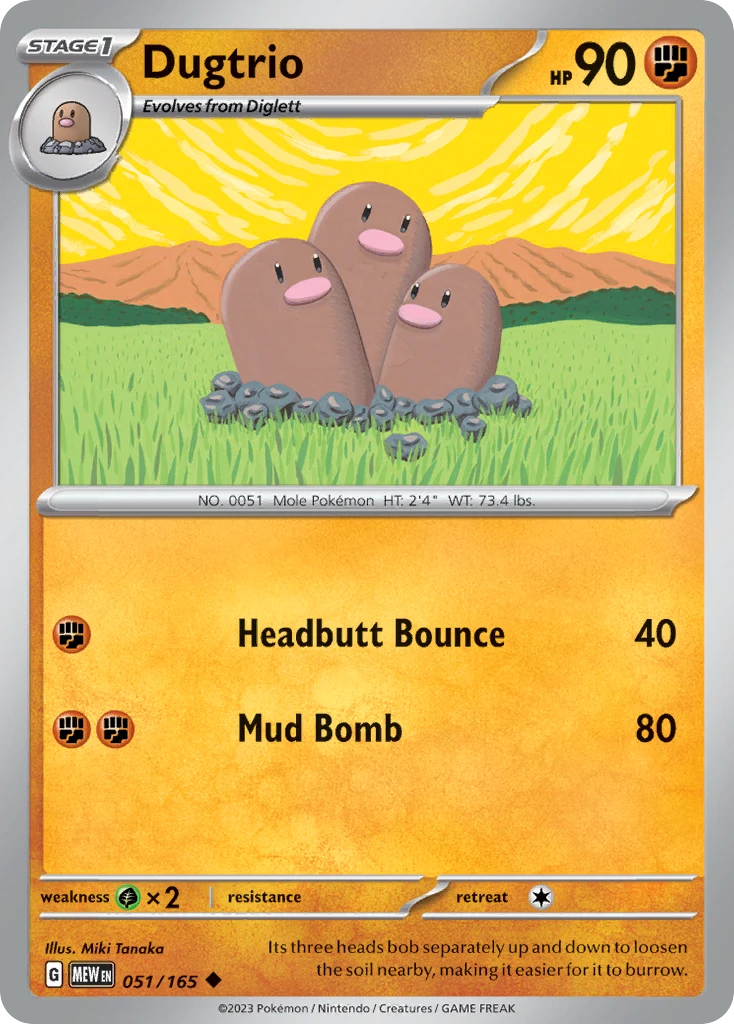 Dugtrio 051/165