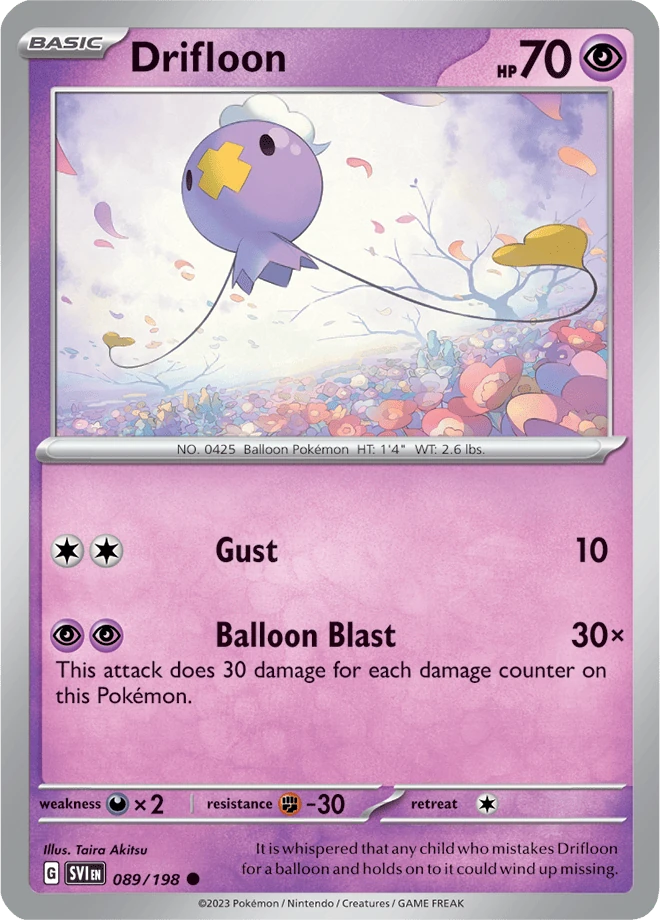 Drifloon 089/198 - Reverse Holo