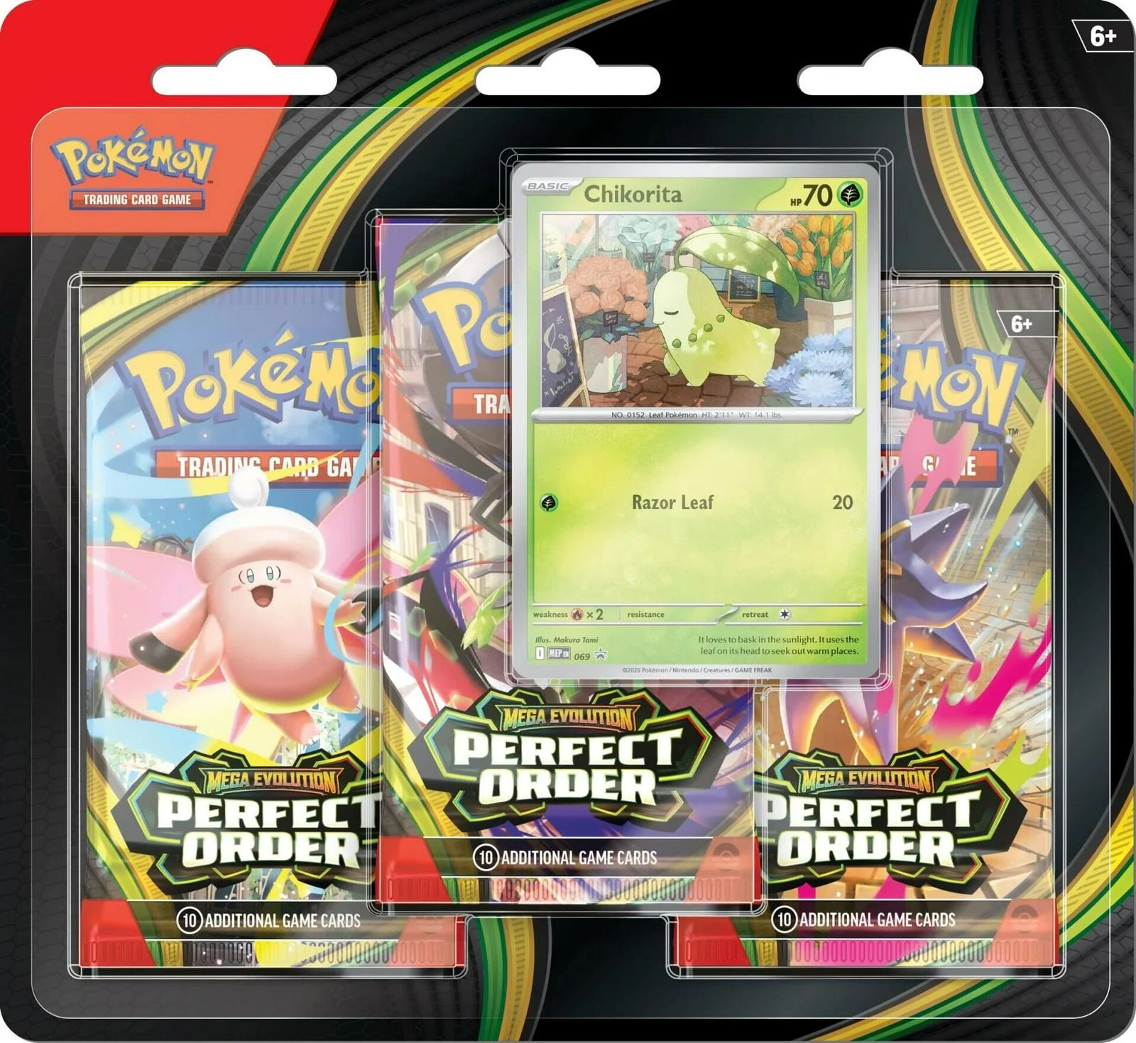 Perfect Order 3 Pack Booster Blister - Chikorita Satın Al