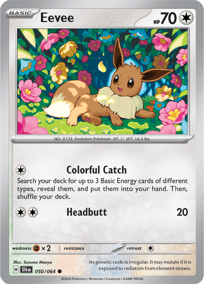 Eevee 050/064 - Reverse Holo