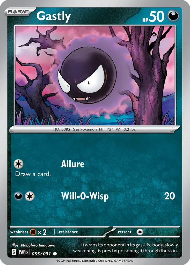 Ghastly 英語版 109/165 Gastly 055/091 Satın Al - Gastly 055/091