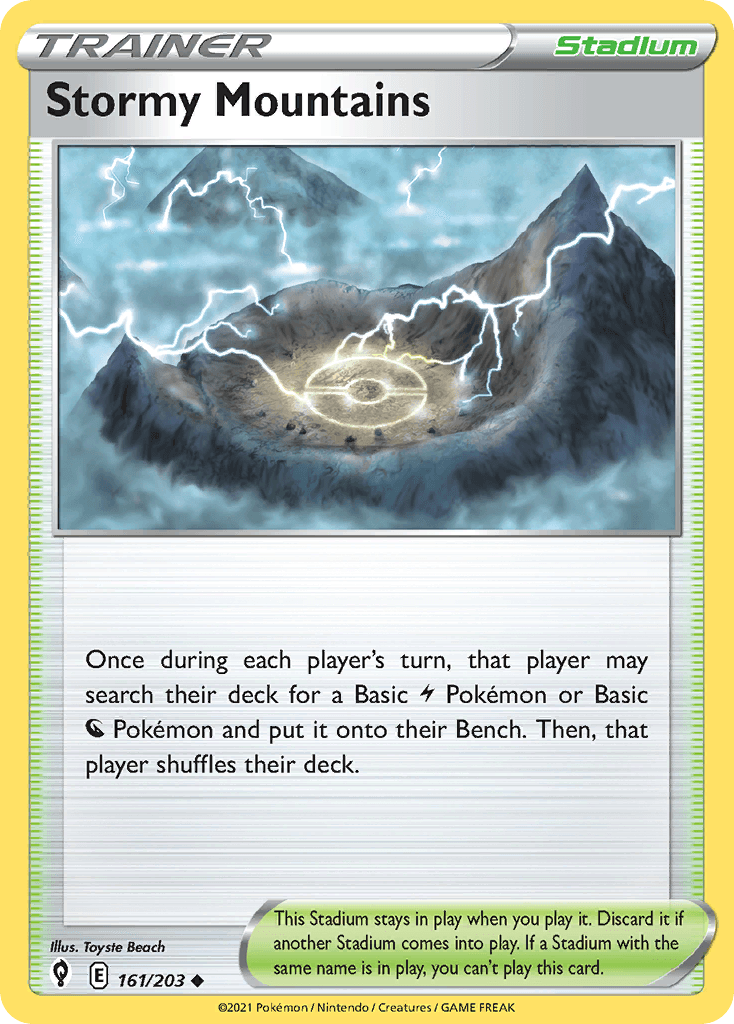 Stormy Mountains 161/203 - Reverse Holo