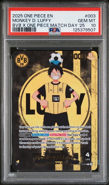 Monkey.D.Luffy #ST13-003 - BVB X One Piece - PSA 10 Satın Al