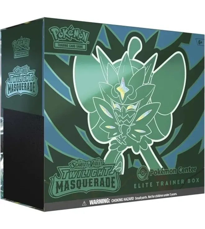 Pokemon TCG: Twilight Masquerade Pokemon Center Elite Trainer Box ürün görseli