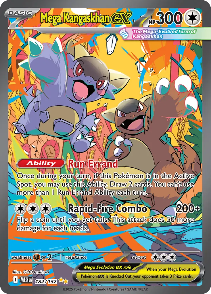 ポケモンカードゲーム MEGA KANGASKHAN ex AR Mega Kangaskhan ex 182/132 Satın Al - Mega Kangaskhan ex 182/132