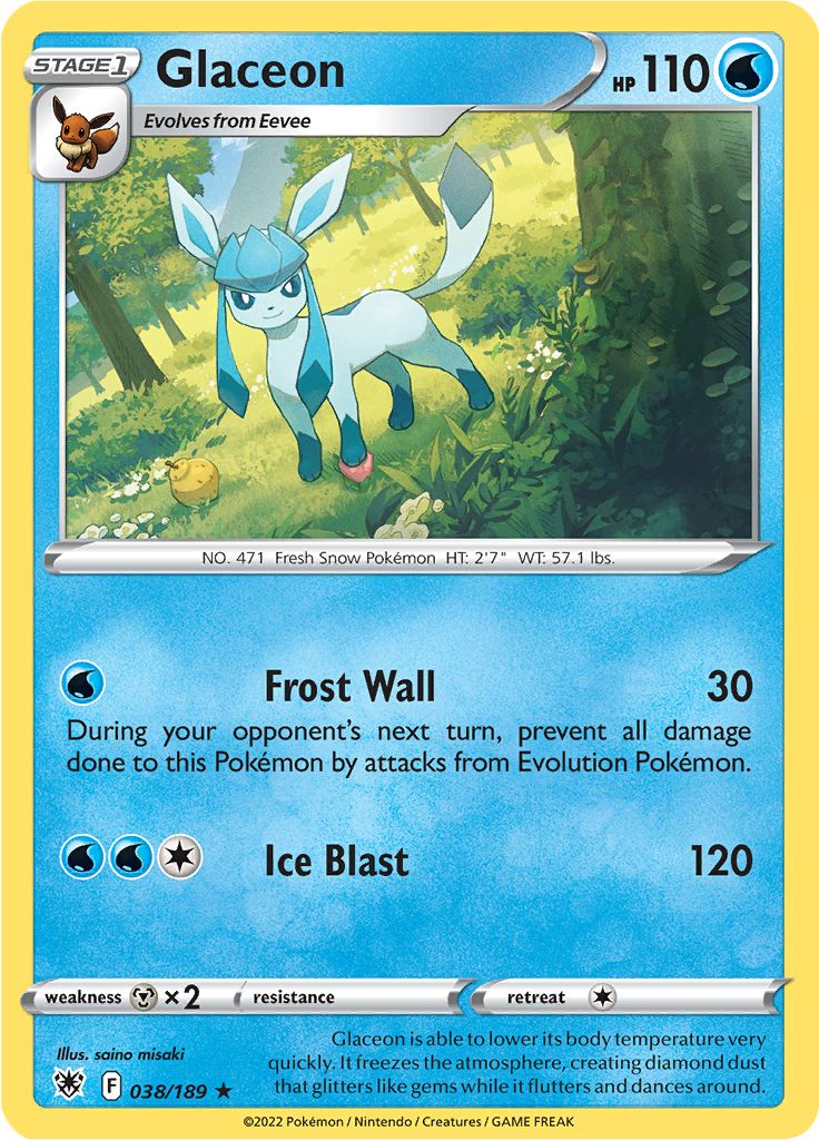 Glaceon 038/189