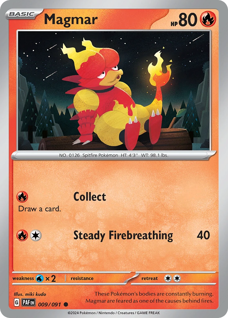 Magmar 009/091 - Reverse Holo