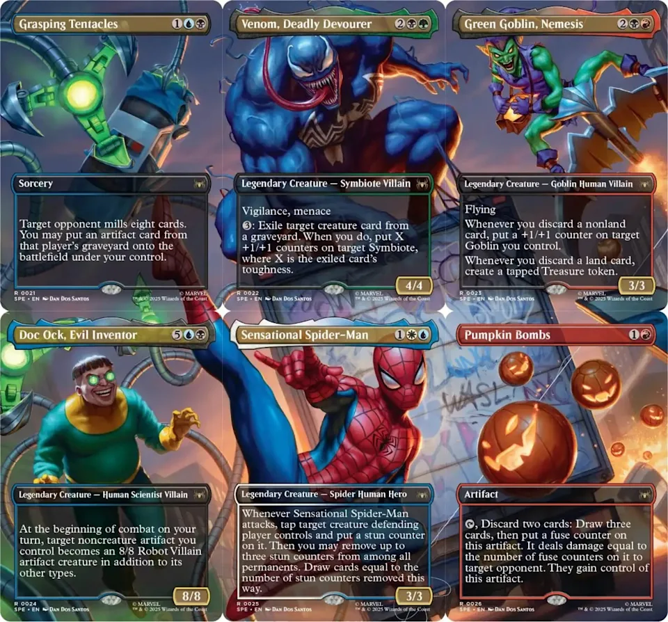 Marvel's Spider-Man 6 Scene Cards 