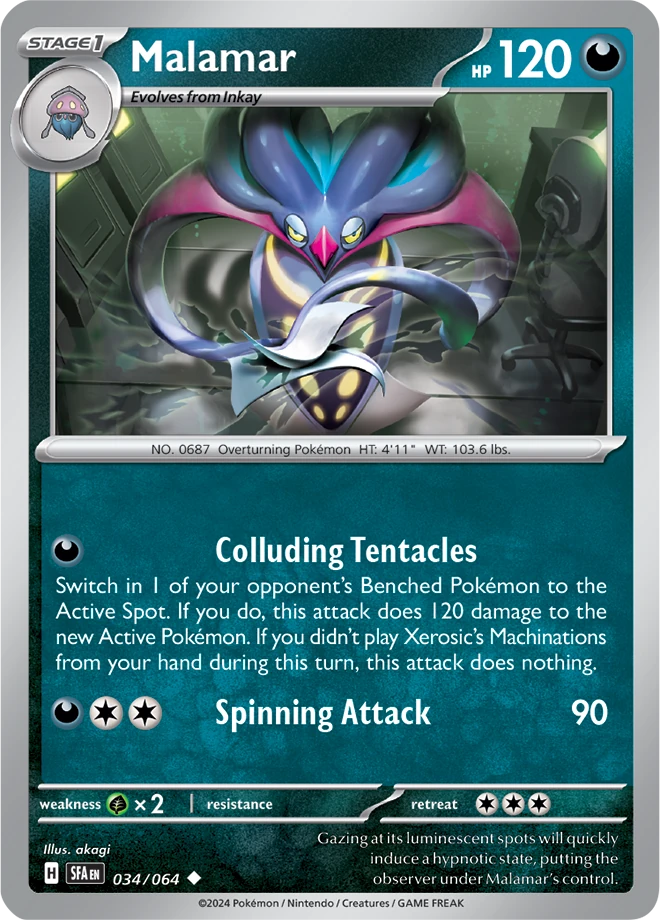 Malamar 034/064 - Reverse Holo