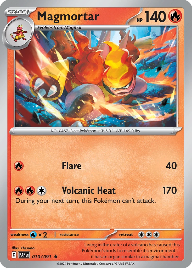 Magmortar 010/091 - Reverse Holo