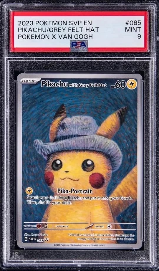 Pikachu with Grey Felt Hat Promo - PSA 9 Satın Al - Pikachu with