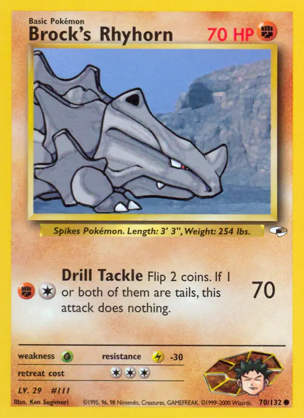 Brock's Rhyhorn 70/132