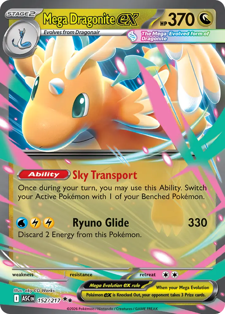 Mega Dragonite ex 152/217 Satın Al - Mega Dragonite ex 152/217