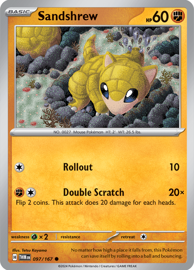 Sandshrew 097/167 - Reverse Holo