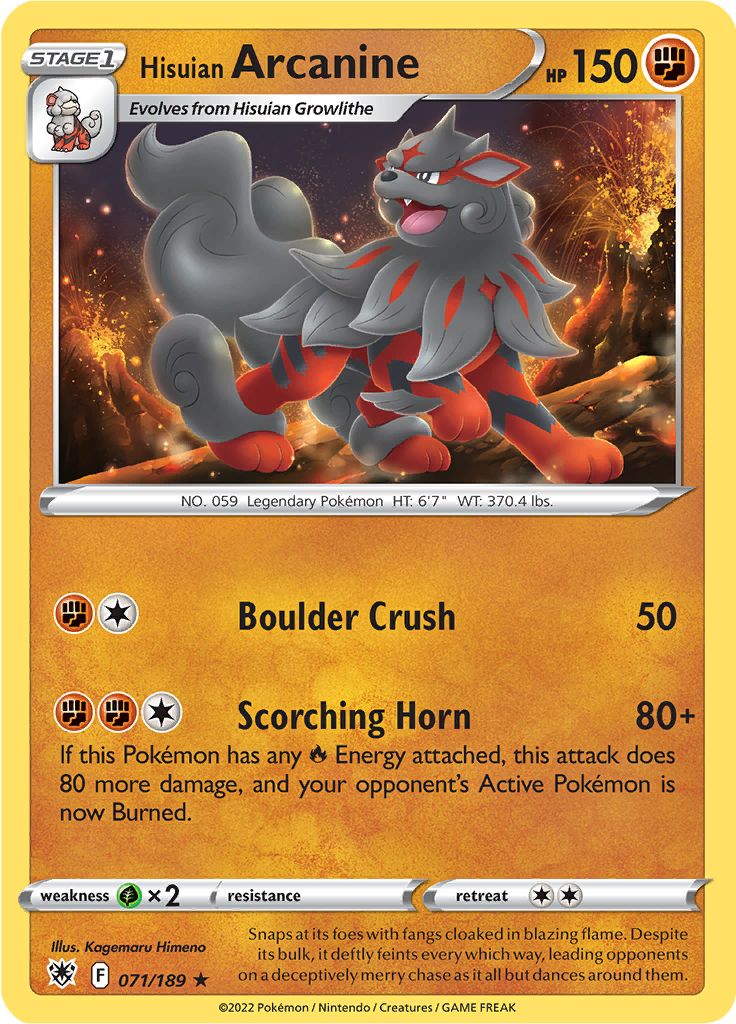 Hisuian Arcanine 071/189