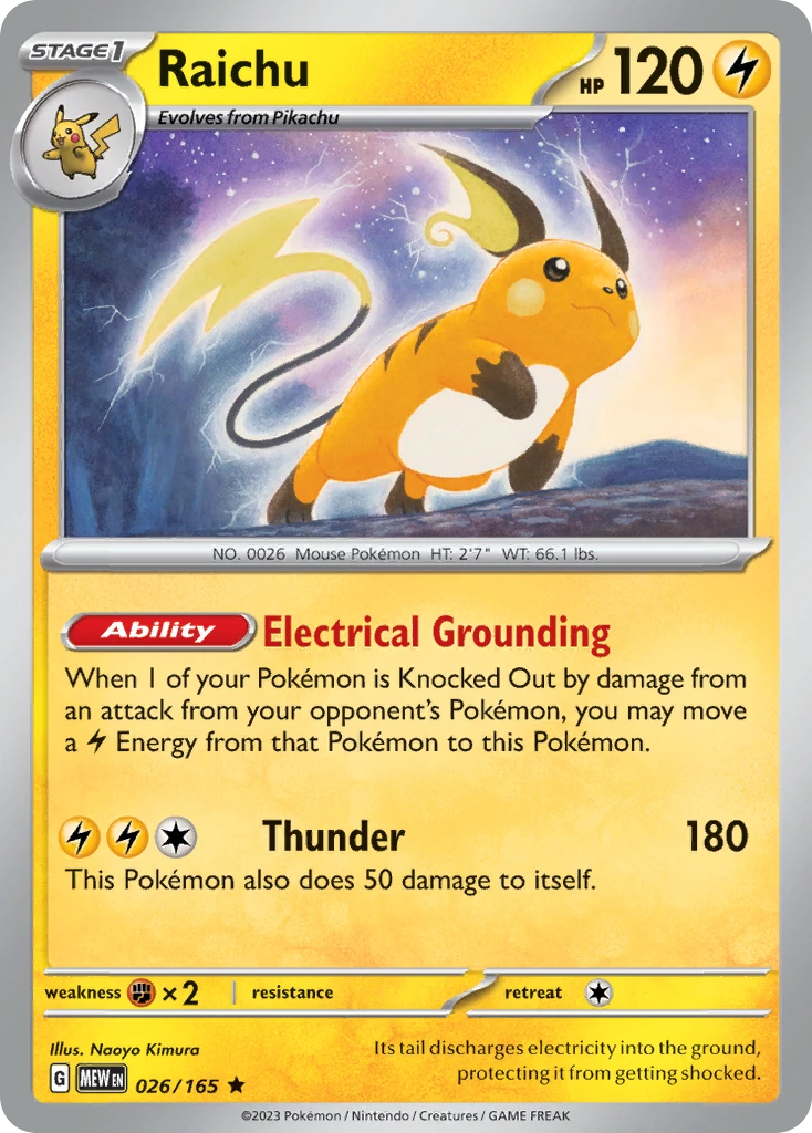 Raichu 026/165