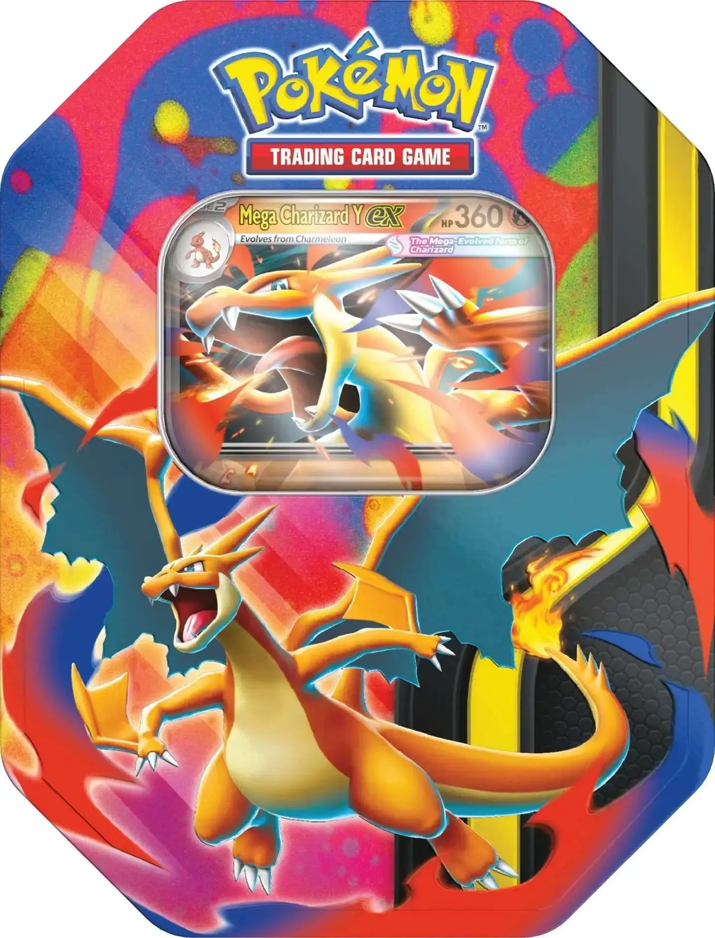Pokémon TCG: Mega Charizard YメガリザードンY Mega Charizard Y Ex Tin Satın Al - Mega Charizard Y Ex Tin