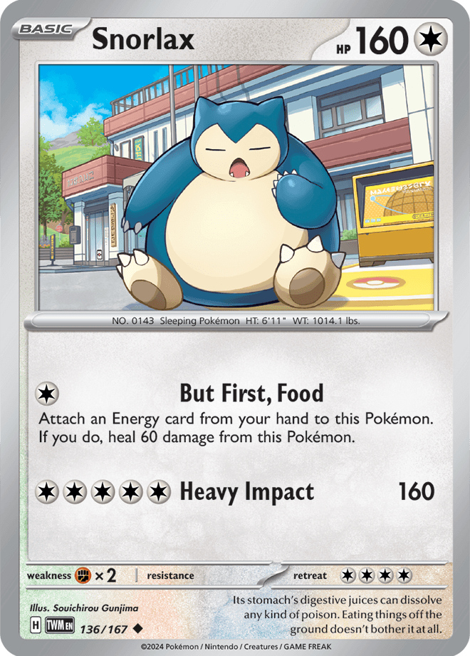 Snorlax 136/167
