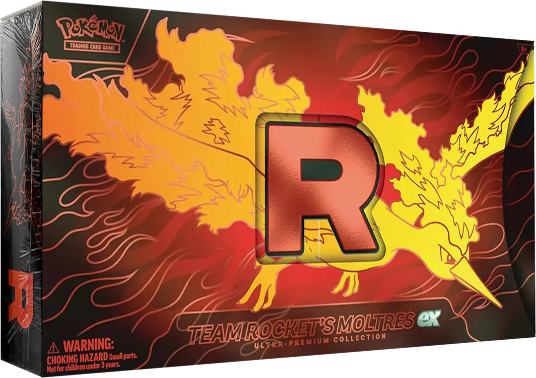 Team Rocket’s Moltres Ultra Premium Collection Box ürün görseli
