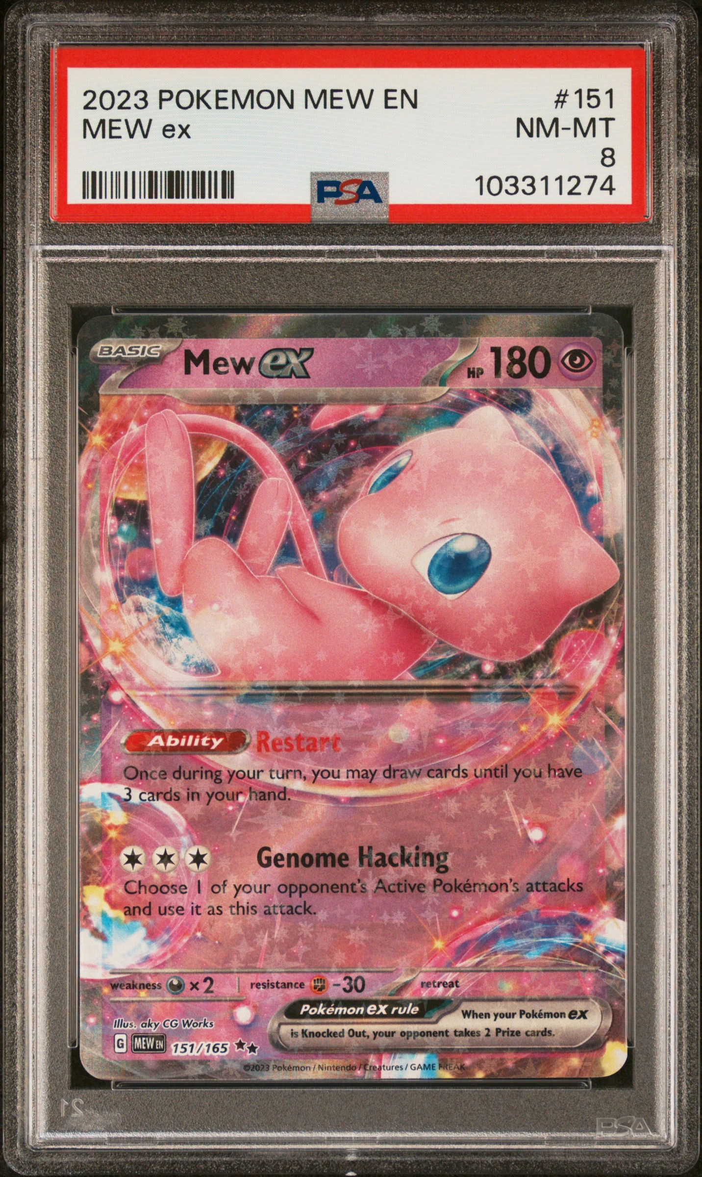 Mew Ex #151 - 151 - PSA 8 Satın Al - Mew Ex #151 - 151 - PSA 8