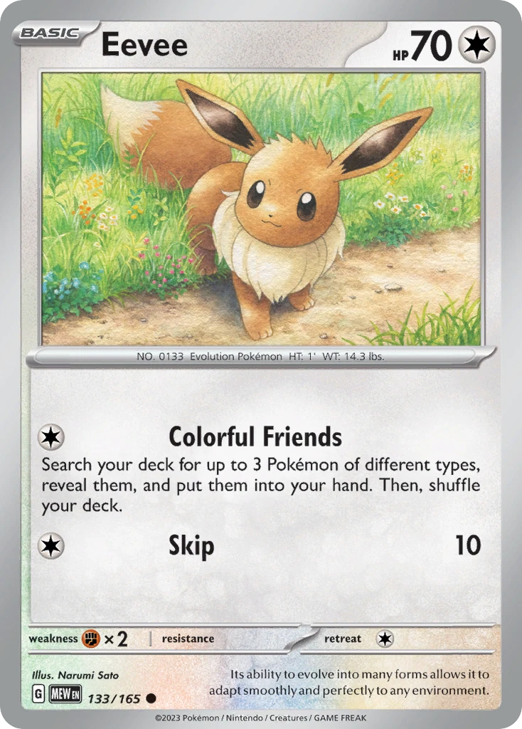 Eevee 133/165
