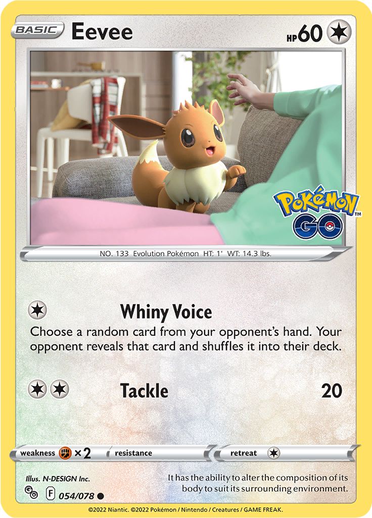 Eevee 054/078 - Reverse Holo