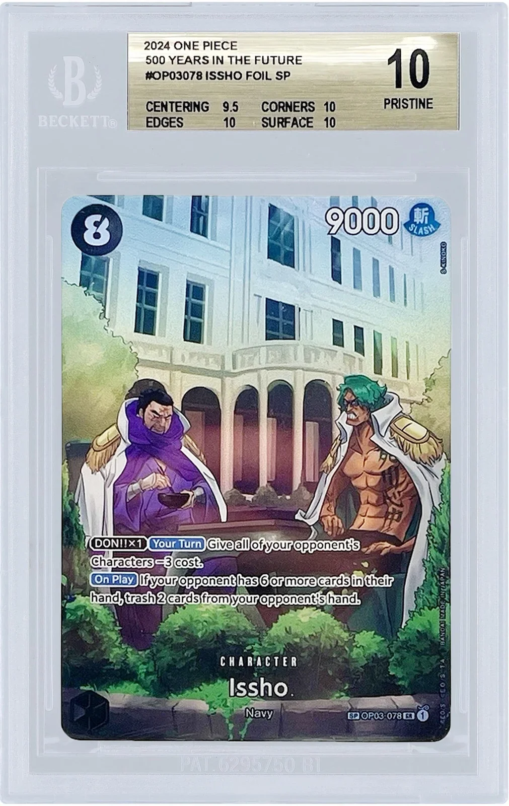 Issho #[SP]OP03-078 - 500 Years in the Future - BGS Pristine 10 Satın ...