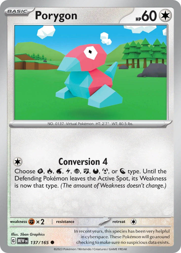 Porygon 137/165