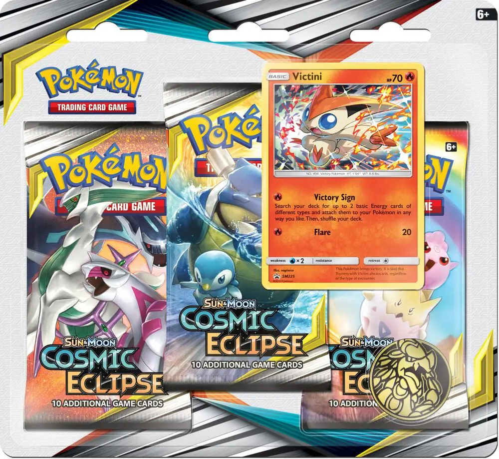 Cosmic Eclipse 3 Pack Blister - Victini ürün görseli