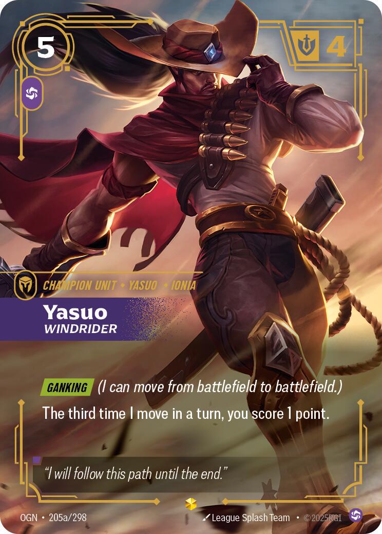 Yasuo - Windrider [Alternate Art] #205