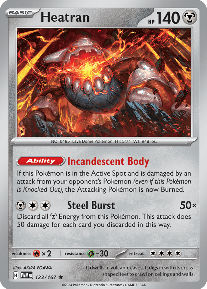 Heatran 123/167 - Reverse Holo