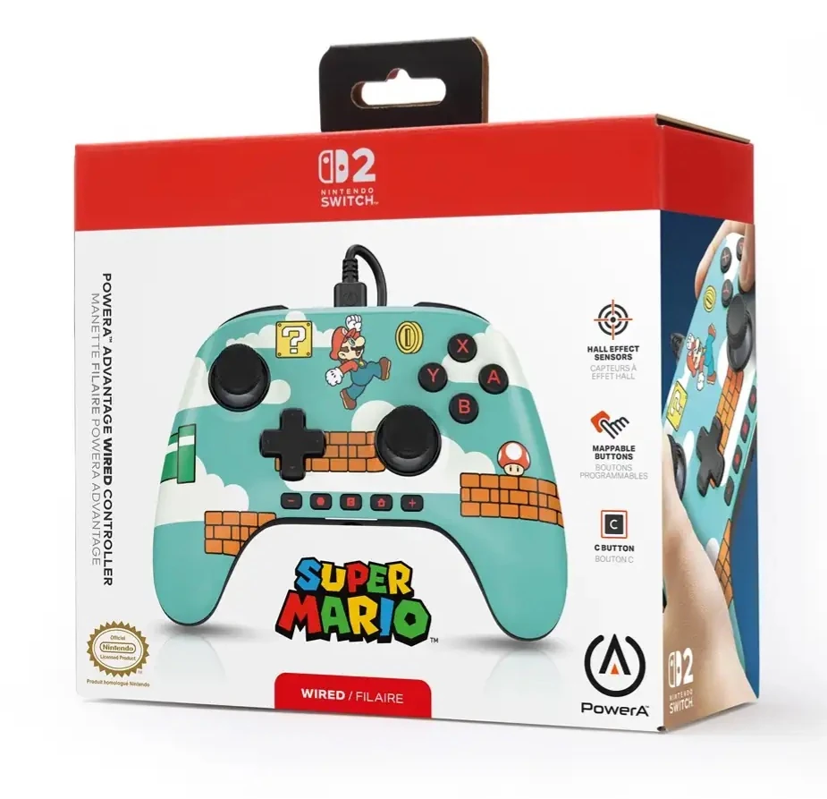 Advantage Wired Controller for Nintendo Switch 2 - Mario Time