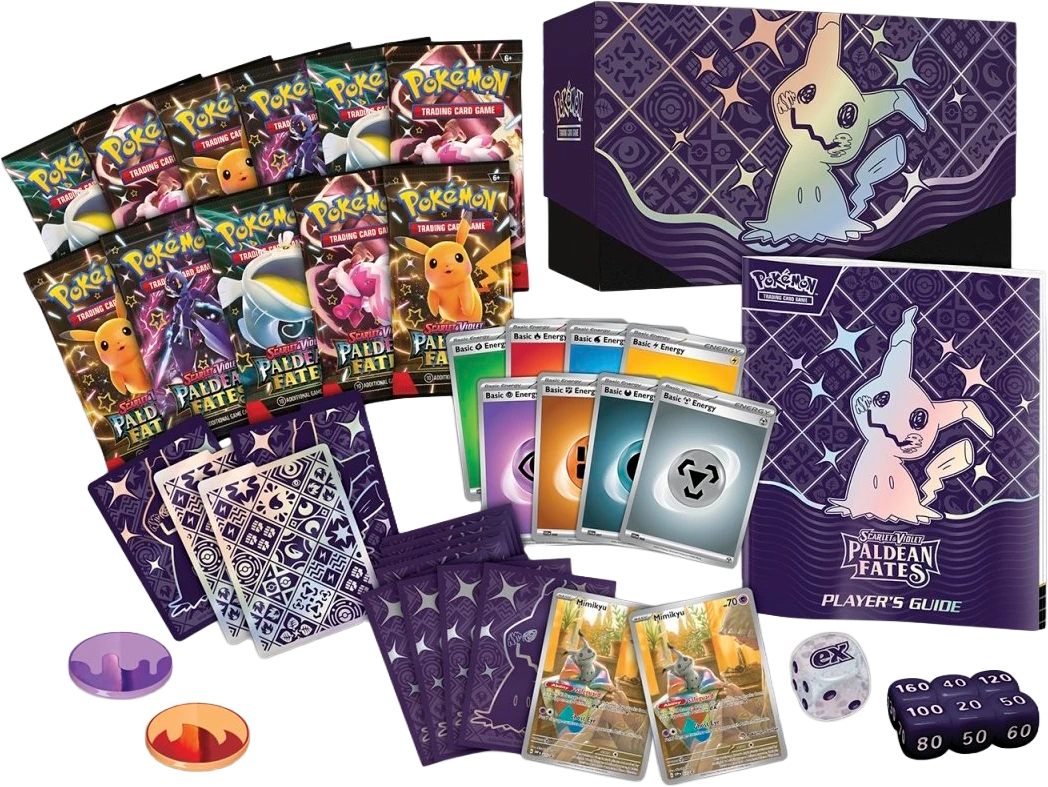 ポケモンセンター Elite trainer box PALDEAN FATES Pokémon Center - Paldean Fates Elite Trainer Box
