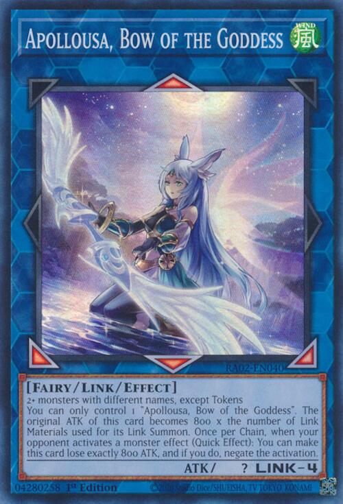 Apollousa, Bow of the Goddess RA02-EN040 Super Rare