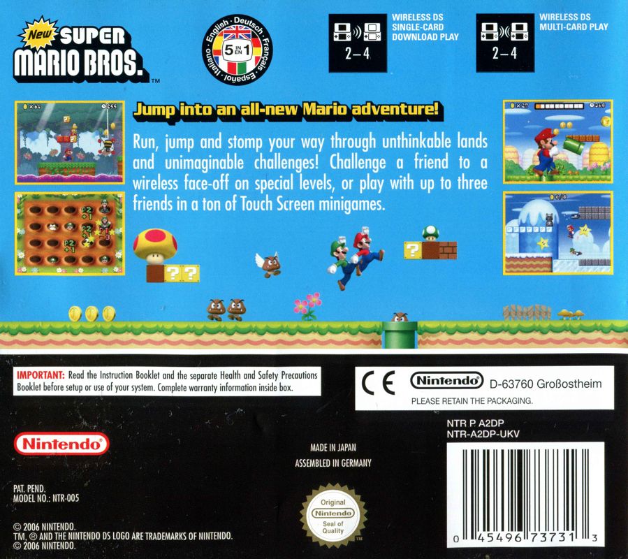 New Super Mario Bros - Nintendo DS