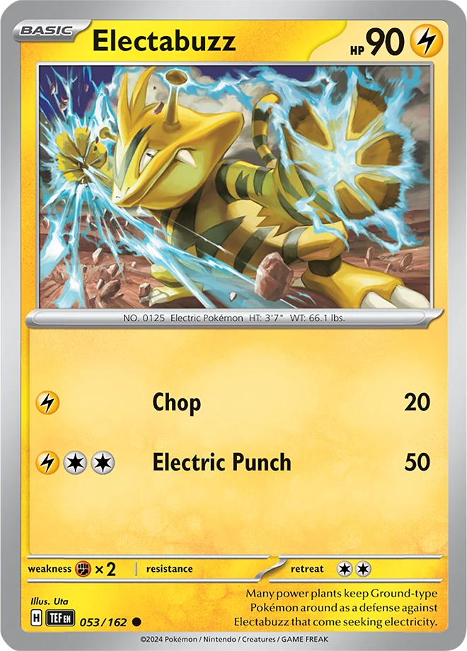 Electabuzz 053/162 - Reverse Holo
