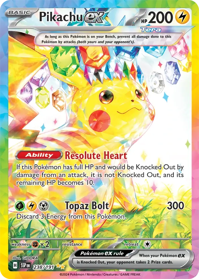 Pikachu ex 238/191 ピカチュウEX PikachuEX 238/191