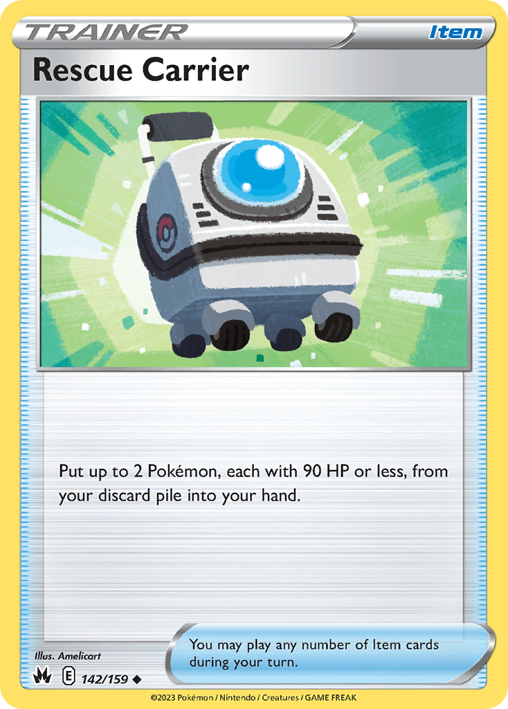 Rescue Carrier 142/159 - Reverse Holo