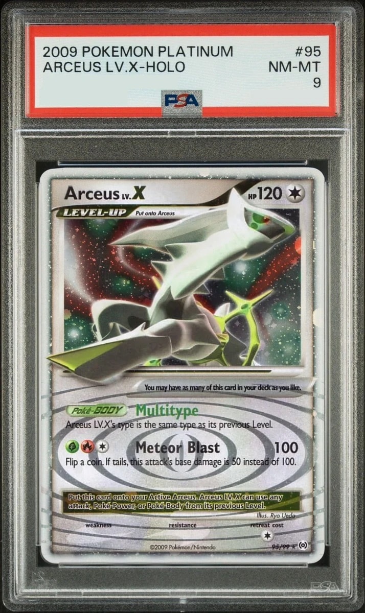 Arceus LV.X Holo #95 - Arceus - PSA 9 Satın Al - Arceus LV.X Holo