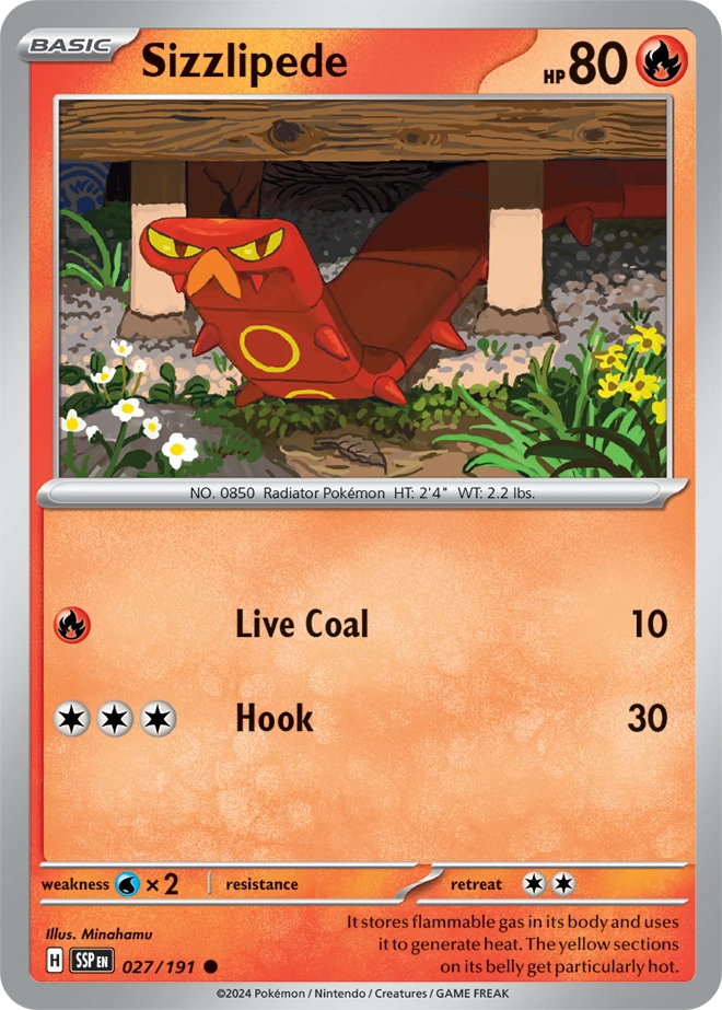 Sizzlipede 027/191 - Reverse Holo