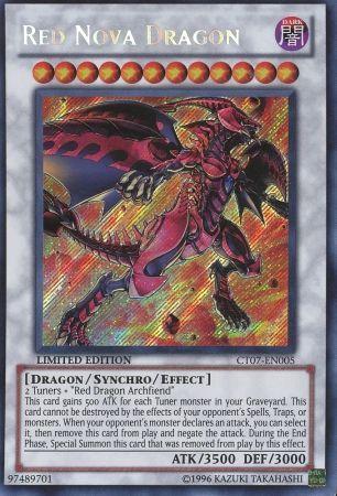 Red Nova Dragon CT07-EN005 Secret Rare