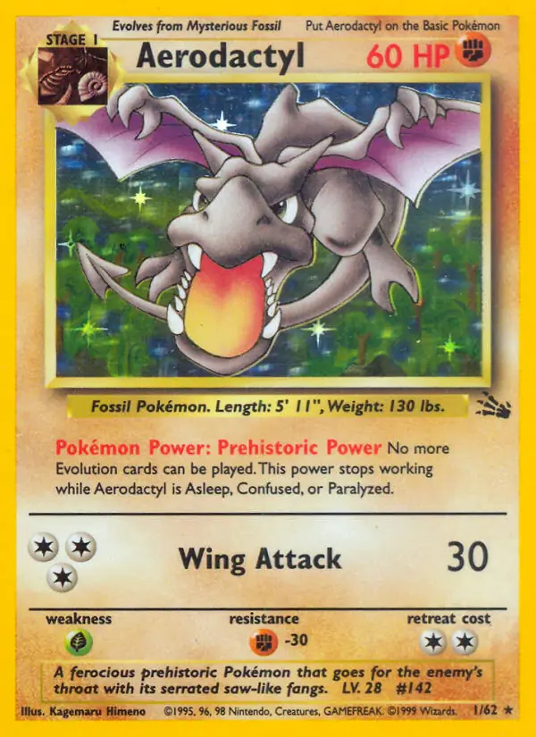 Aerodactyl 英語版 1/62 Aerodactyl 1/62 Satın Al - Aerodactyl 1/62